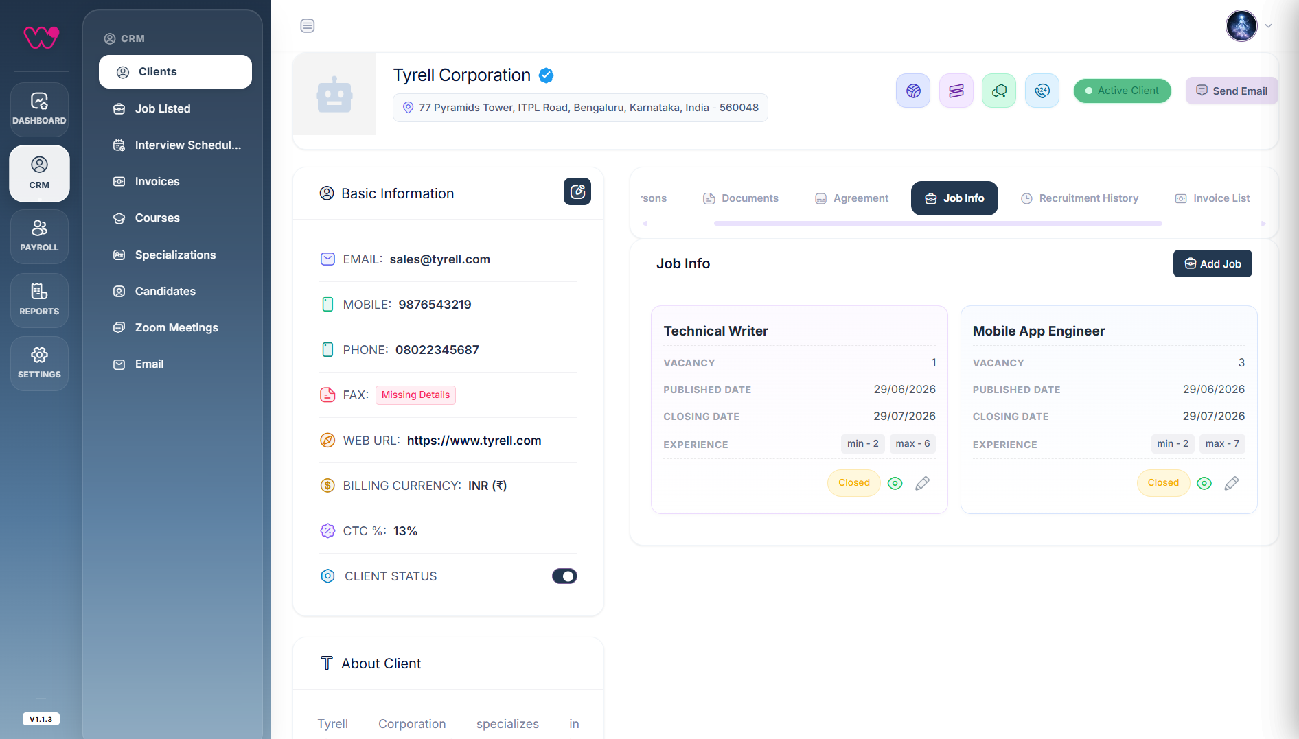 Interview Scheduling & Attendance Tracking