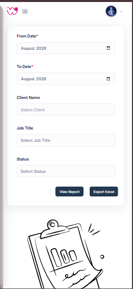 HRMS App Screen 5