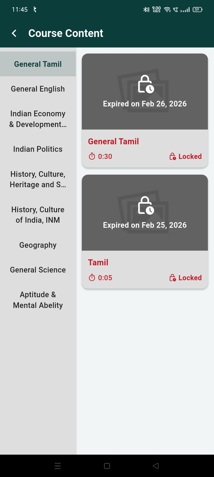 LMS App Screen 3