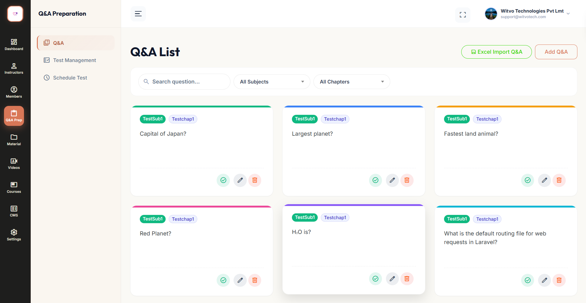 Timed Assessment Builder & Q&A Prep Bank